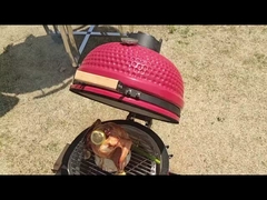 De speciale Grill 22 Duim Witte Glans Compleet 57*65cm van Kamado van de Scharnier Stedelijke Houtskool