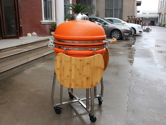 Oranje Ceramische Grills 57*65cm van Kamado Roestvrij staal Bijkomende BARBECUE
