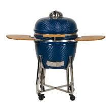 Houtskool 24-inch-Kamado-grill Ultimate Grilling Experience 150 lbs handmatige ontsteking