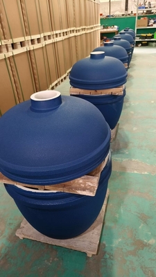 Blauwe bubbel, geglazuurde houtskool, Kamado Grill, 27 inch BBQ