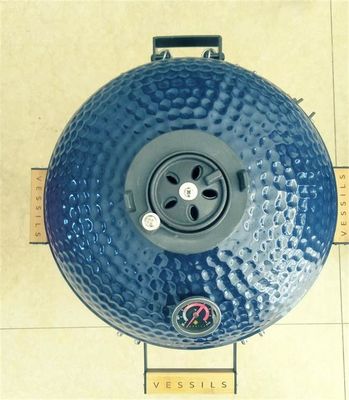 Verglaasd beëindig Blauwe SGS de Ceramische Grill van 15 Duimkamado